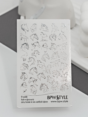 Слайдер-дизайн SPARKLE лошади серебро из каталога Слайдеры SPARKLE, в интернет-магазине BPW.style